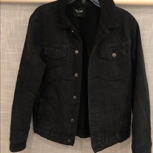 Cedar Wood State Black Denim Jacket